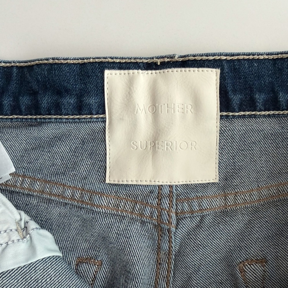 Mother USA Made The Bookie Sneak Straight in Perfectly Imperfect Jeans 29 Waist - Picture 6 of 12